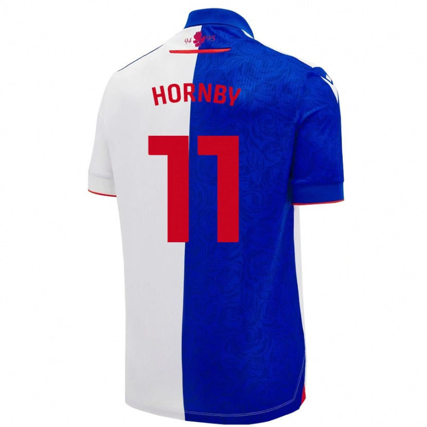 Danxen Kinder Megan Hornby #11 Himmelblau Weiß Heimtrikot Trikot 2024/25 T-Shirt Schweiz