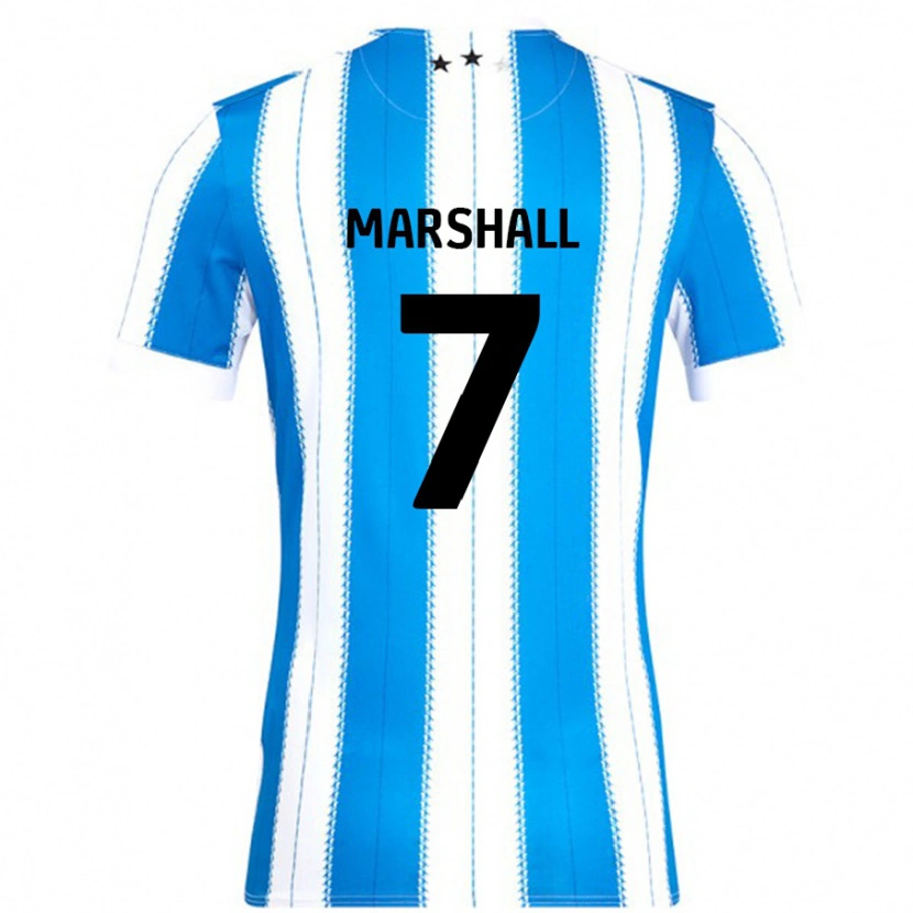 Danxen Kinder Callum Marshall #7 Blau Weiß Heimtrikot Trikot 2024/25 T-Shirt Schweiz