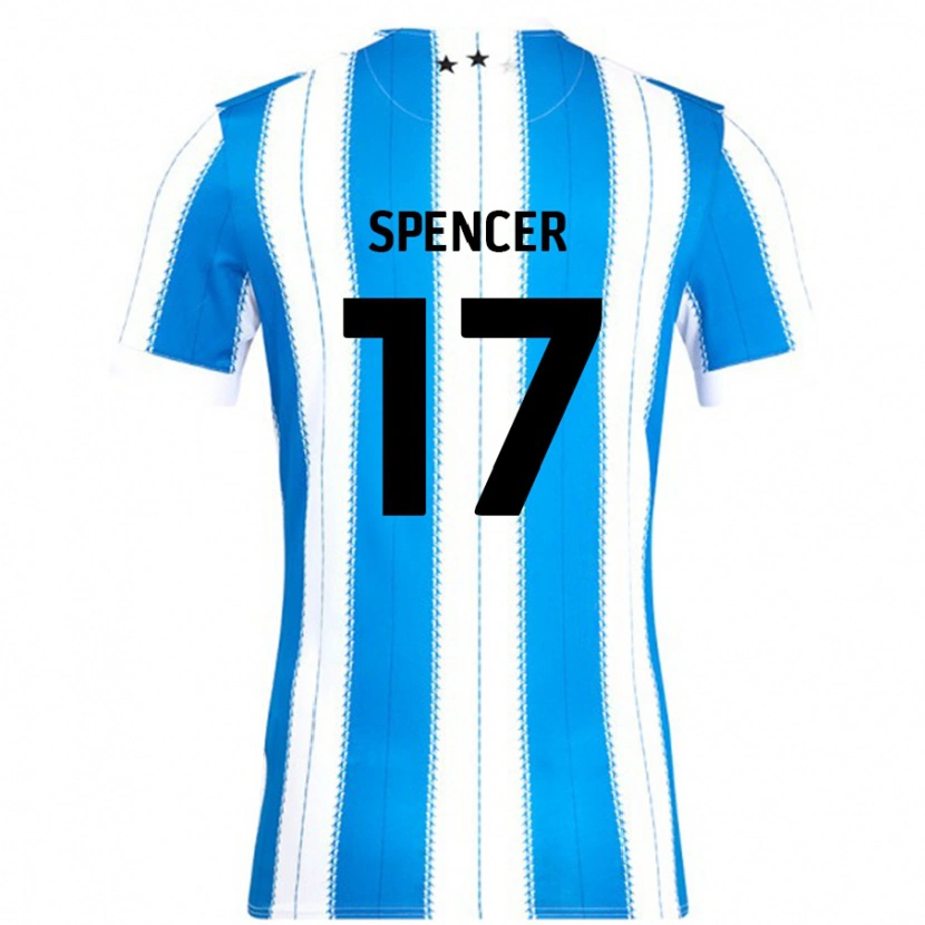 Danxen Kinder Brodie Spencer #17 Blau Weiß Heimtrikot Trikot 2024/25 T-Shirt Schweiz