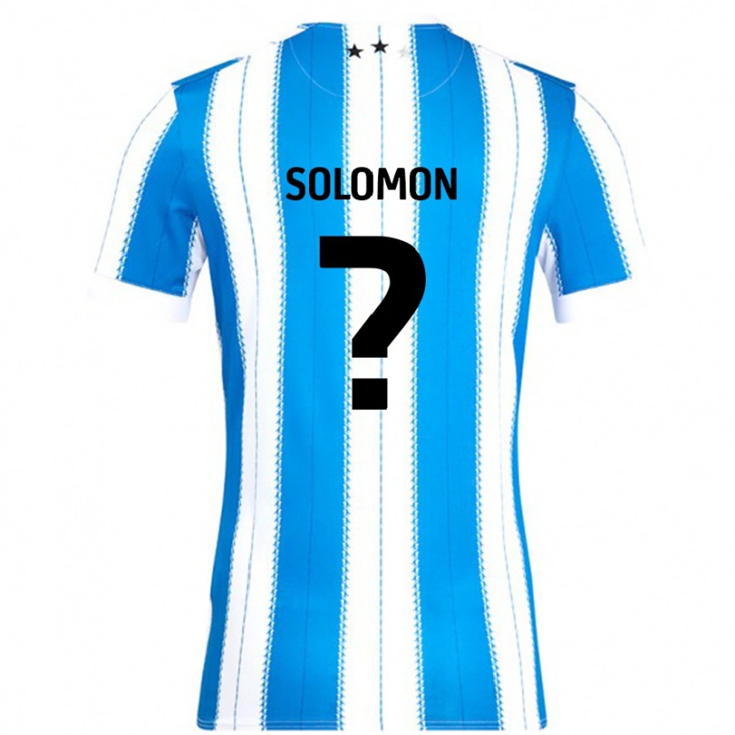 Danxen Kinder Eko Solomon #0 Blau Weiß Heimtrikot Trikot 2024/25 T-Shirt Schweiz