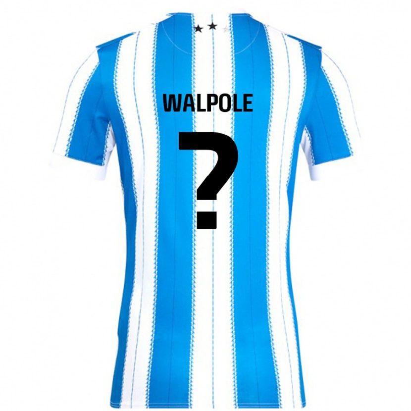 Danxen Kinder Alex Walpole #0 Blau Weiß Heimtrikot Trikot 2024/25 T-Shirt Schweiz