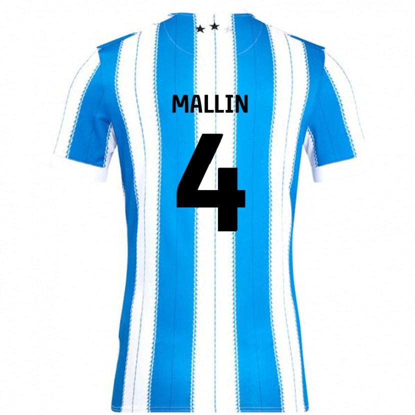 Danxen Kinder Kate Mallin #4 Blau Weiß Heimtrikot Trikot 2024/25 T-Shirt Schweiz