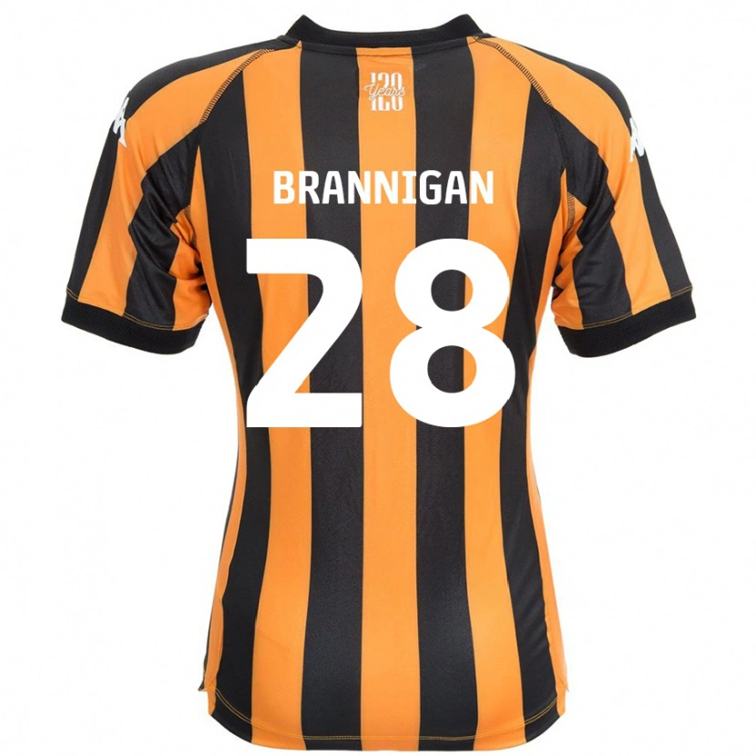 Danxen Kinder Aoife Brannigan #28 Schwarz Bernstein Heimtrikot Trikot 2024/25 T-Shirt Schweiz