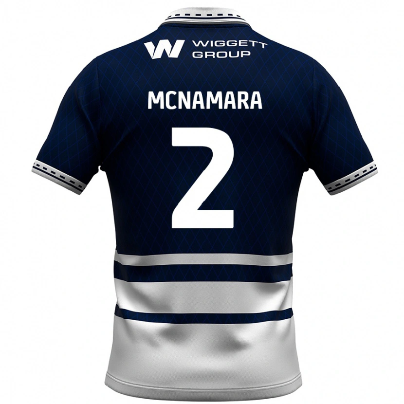 Danxen Kinder Danny Mcnamara #2 Marineblau Weiß Heimtrikot Trikot 2024/25 T-Shirt Schweiz