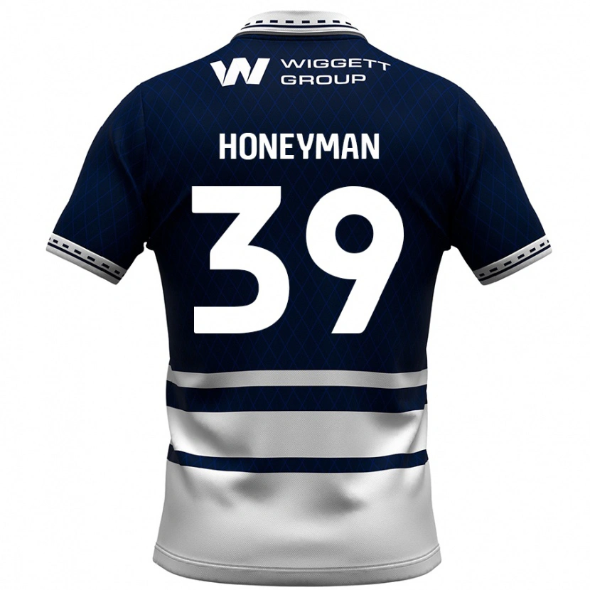 Danxen Kinder George Honeyman #39 Marineblau Weiß Heimtrikot Trikot 2024/25 T-Shirt Schweiz