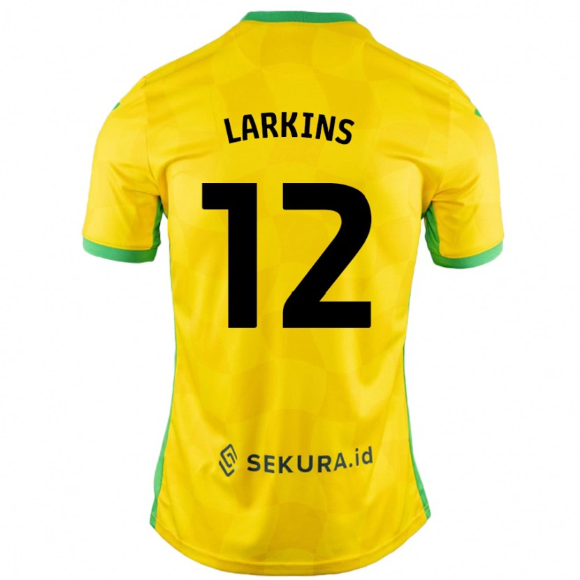 Danxen Kinder Anna Larkins #12 Gelb Grün Heimtrikot Trikot 2024/25 T-Shirt Schweiz