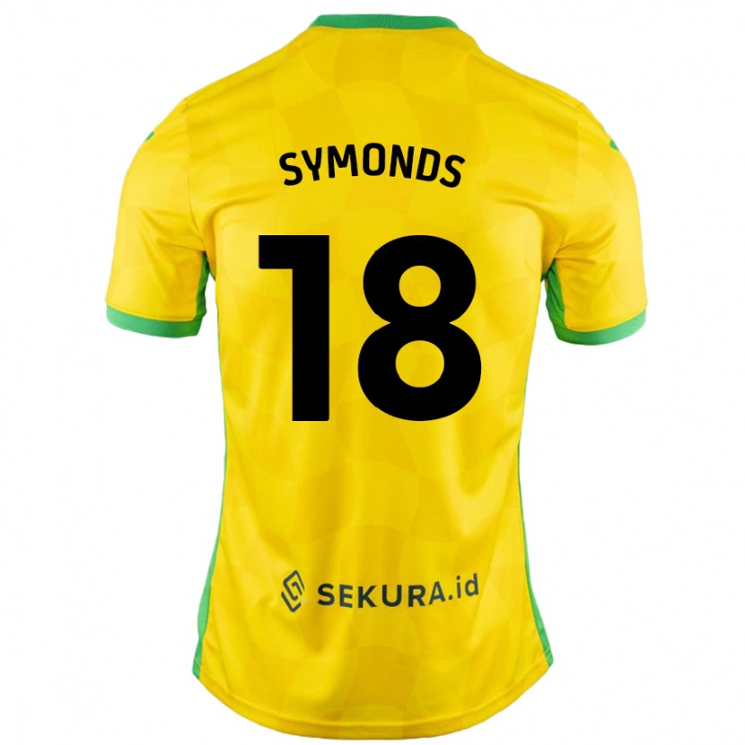 Danxen Kinder Freya Symonds #18 Gelb Grün Heimtrikot Trikot 2024/25 T-Shirt Schweiz