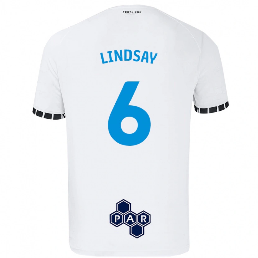 Danxen Kinder Liam Lindsay #6 Weiß Heimtrikot Trikot 2024/25 T-Shirt Schweiz