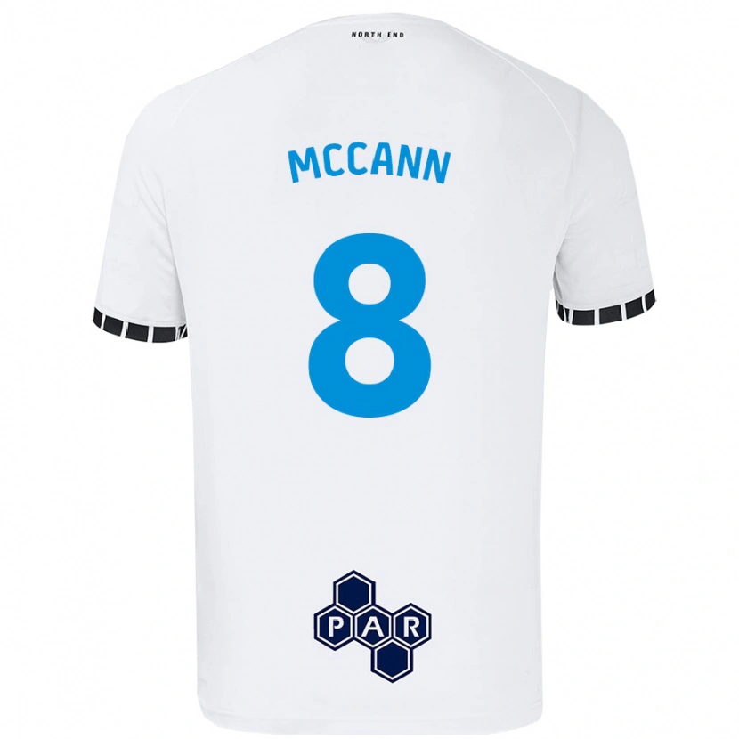 Danxen Kinder Ali Mccann #8 Weiß Heimtrikot Trikot 2024/25 T-Shirt Schweiz