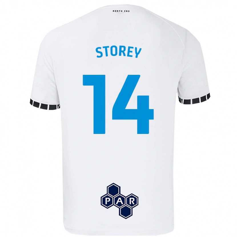 Danxen Kinder Jordan Storey #14 Weiß Heimtrikot Trikot 2024/25 T-Shirt Schweiz