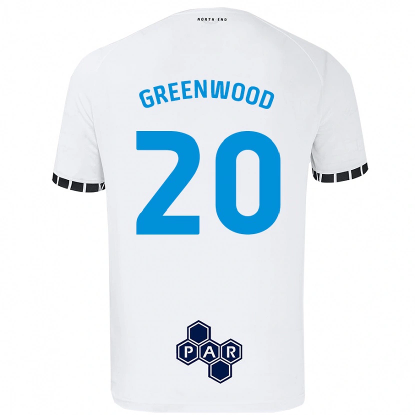 Danxen Kinder Sam Greenwood #20 Weiß Heimtrikot Trikot 2024/25 T-Shirt Schweiz