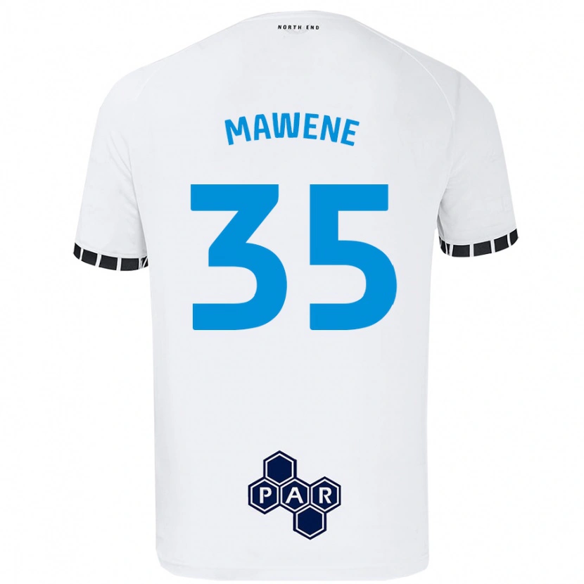 Danxen Kinder Noah Mawene #35 Weiß Heimtrikot Trikot 2024/25 T-Shirt Schweiz