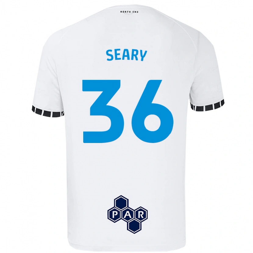 Danxen Kinder Josh Seary #36 Weiß Heimtrikot Trikot 2024/25 T-Shirt Schweiz