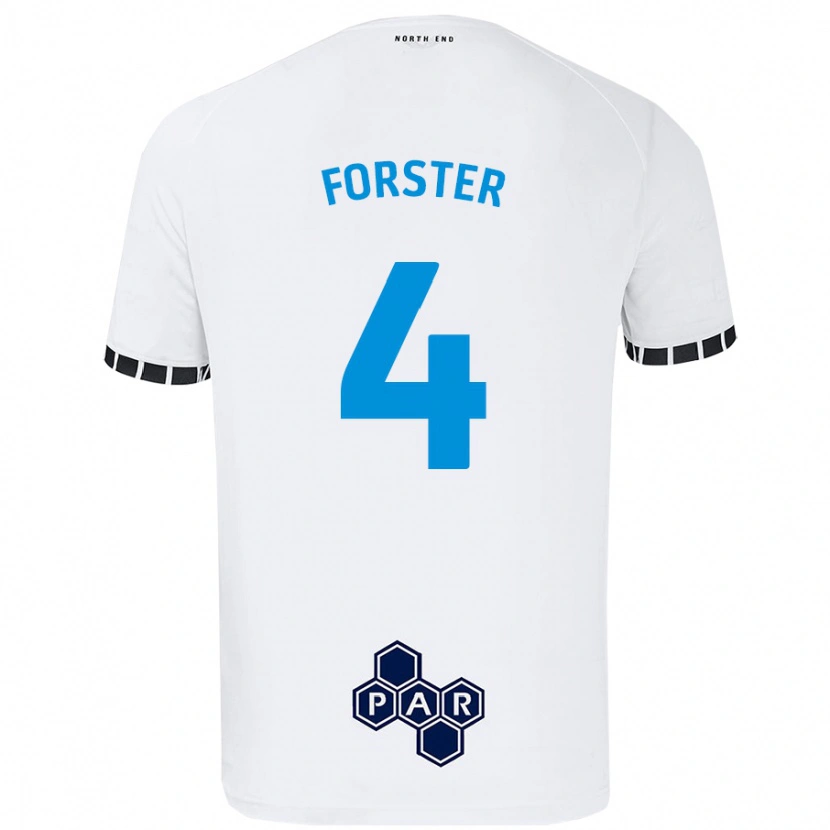 Danxen Kinder Hannah Forster #4 Weiß Heimtrikot Trikot 2024/25 T-Shirt Schweiz