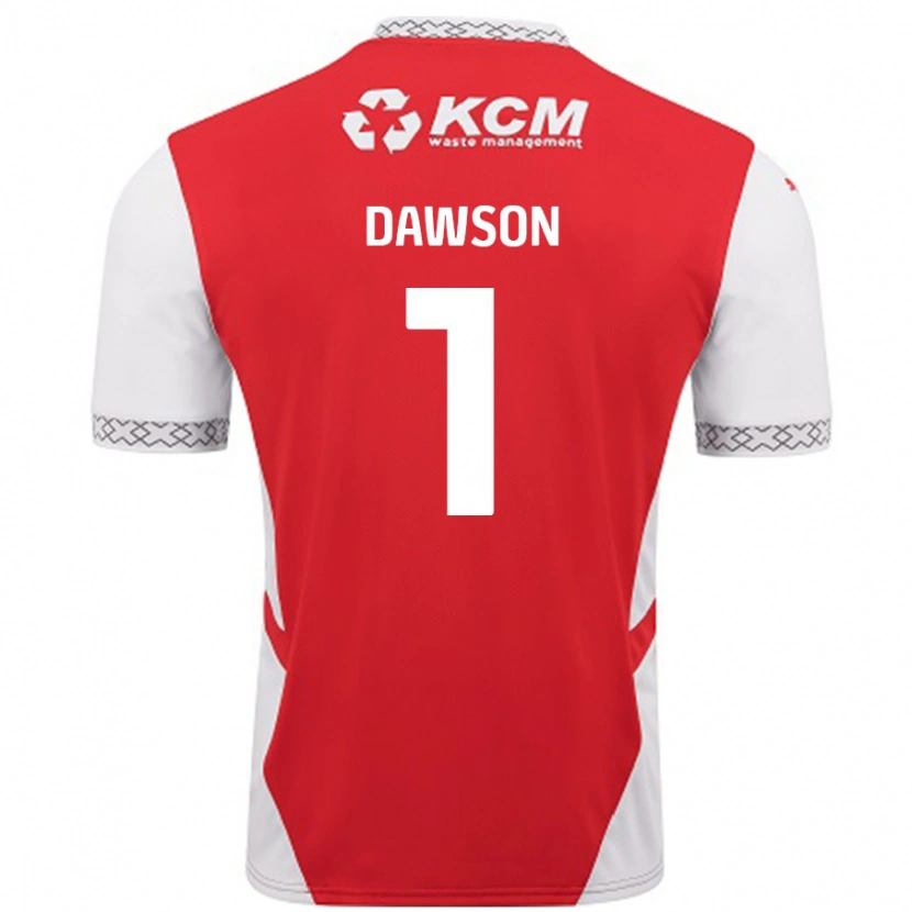 Danxen Kinder Cameron Dawson #1 Rot Weiß Heimtrikot Trikot 2024/25 T-Shirt Schweiz