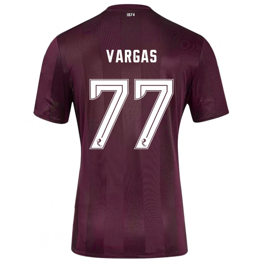 Danxen Kinder Kenneth Vargas #77 Burgundrot Heimtrikot Trikot 2024/25 T-Shirt Schweiz