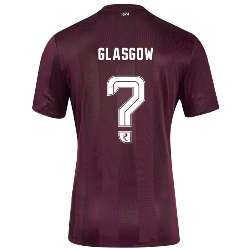 Danxen Kinder Euan Glasgow #0 Burgundrot Heimtrikot Trikot 2024/25 T-Shirt Schweiz