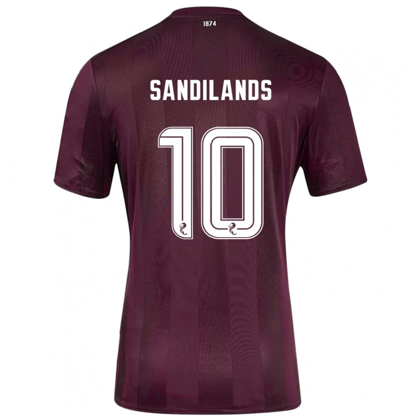 Danxen Kinder Callum Sandilands #10 Burgundrot Heimtrikot Trikot 2024/25 T-Shirt Schweiz