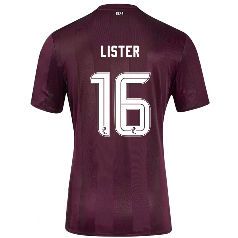 Danxen Kinder Henry Lister #16 Burgundrot Heimtrikot Trikot 2024/25 T-Shirt Schweiz