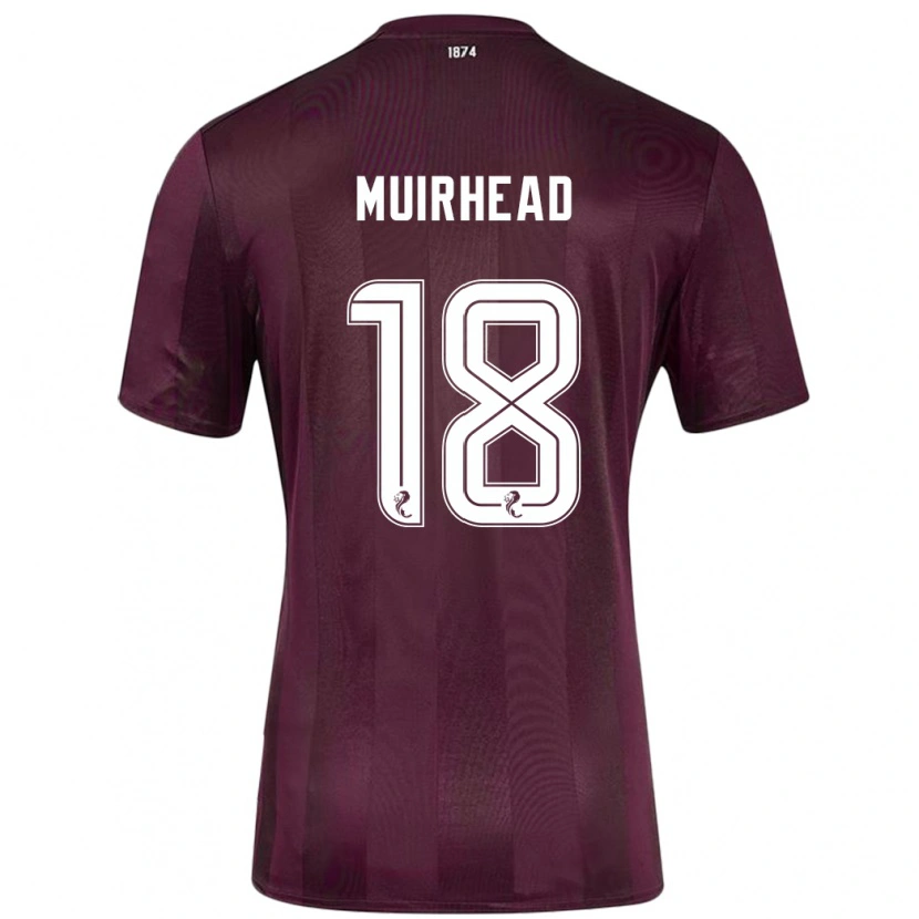 Danxen Kinder Owen Muirhead #18 Burgundrot Heimtrikot Trikot 2024/25 T-Shirt Schweiz