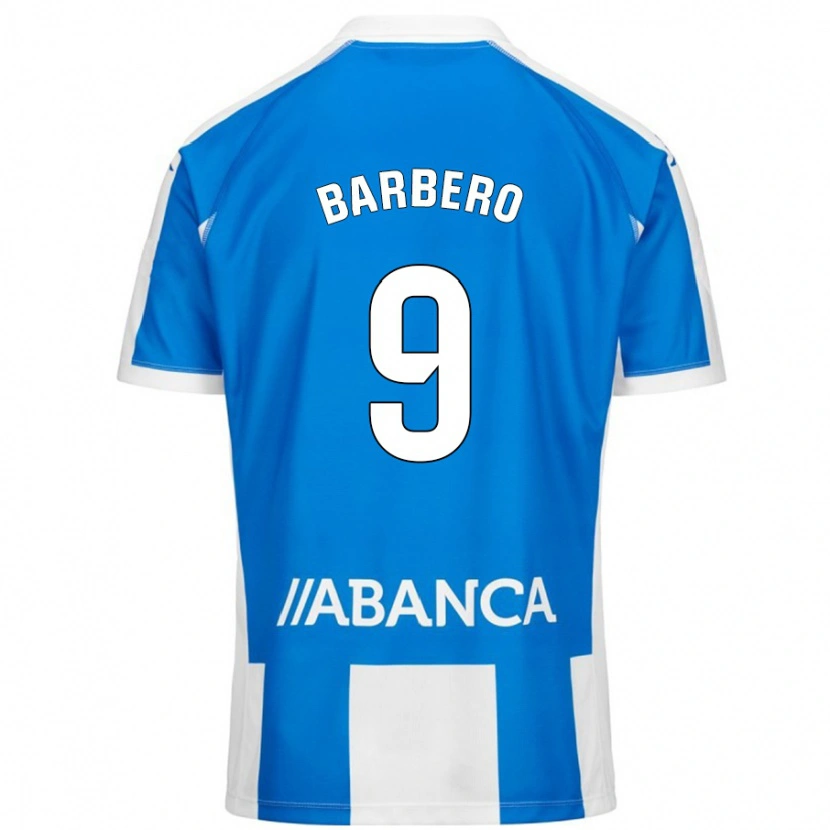 Danxen Kinder Iván Barbero #9 Blau Weiß Heimtrikot Trikot 2024/25 T-Shirt Schweiz