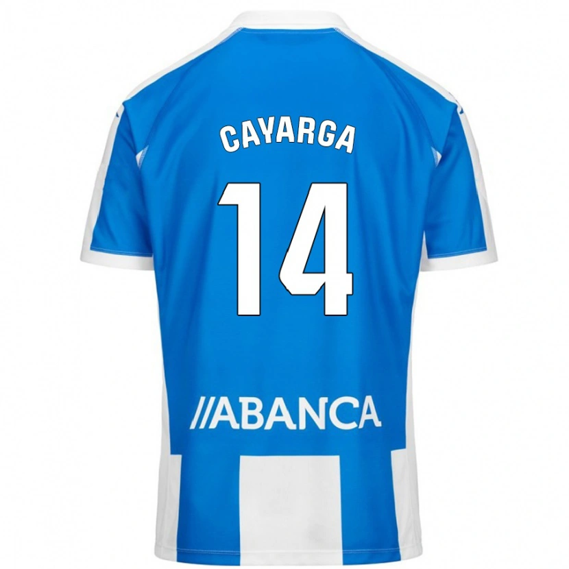 Danxen Kinder Berto Cayarga #14 Blau Weiß Heimtrikot Trikot 2024/25 T-Shirt Schweiz