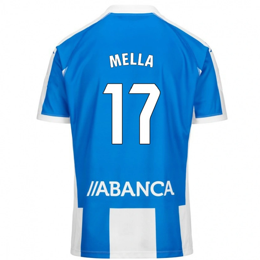 Danxen Kinder David Mella #17 Blau Weiß Heimtrikot Trikot 2024/25 T-Shirt Schweiz