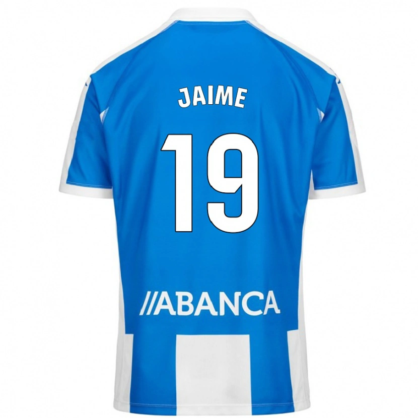 Danxen Kinder Jaime Sánchez #19 Blau Weiß Heimtrikot Trikot 2024/25 T-Shirt Schweiz