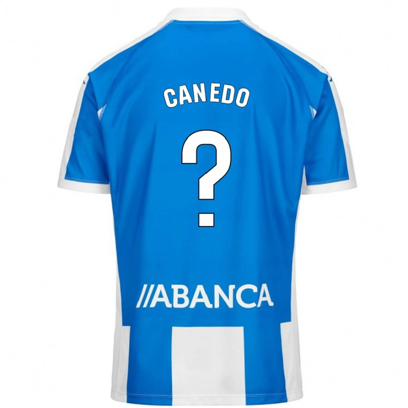 Danxen Kinder Damián Canedo #0 Blau Weiß Heimtrikot Trikot 2024/25 T-Shirt Schweiz