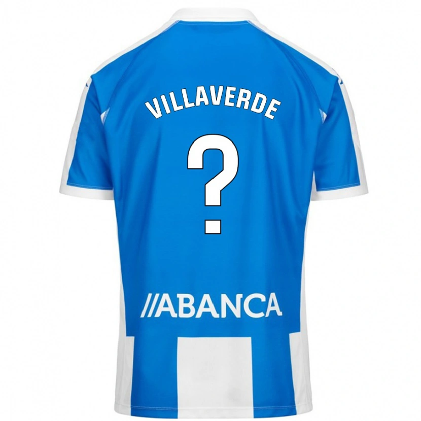 Danxen Kinder Hugo Villaverde #0 Blau Weiß Heimtrikot Trikot 2024/25 T-Shirt Schweiz