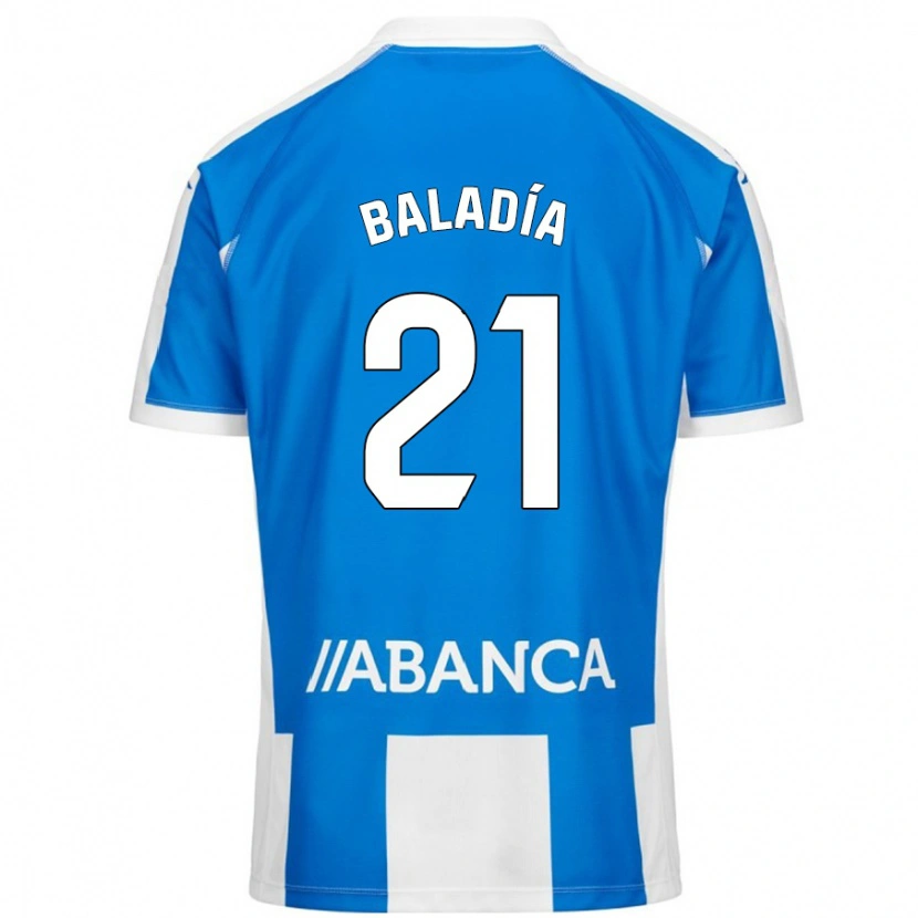 Danxen Kinder Álvaro Baladía #21 Blau Weiß Heimtrikot Trikot 2024/25 T-Shirt Schweiz