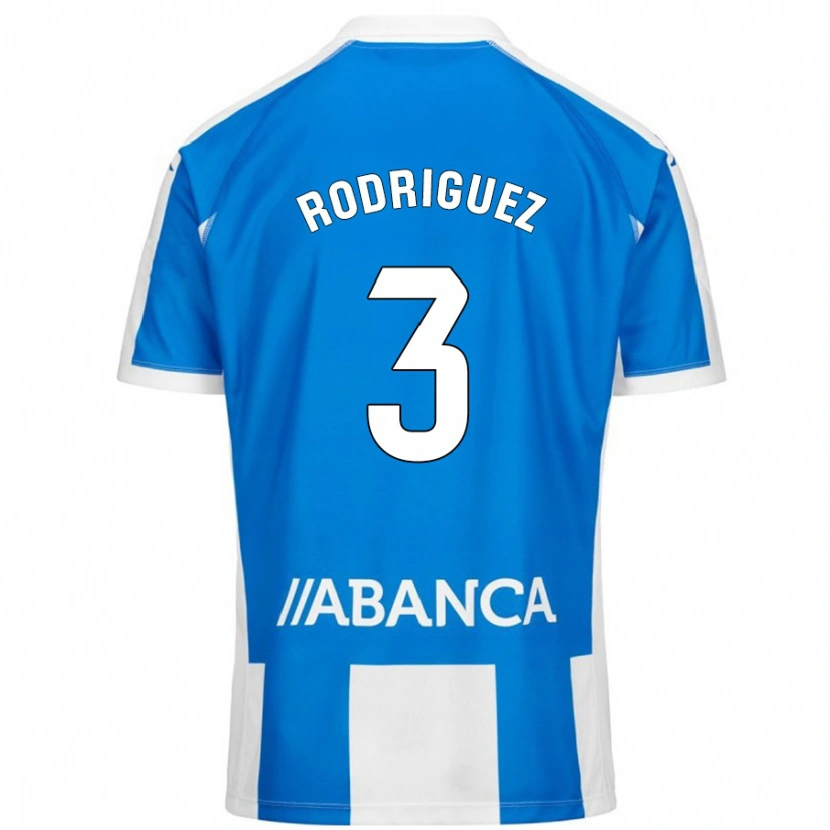 Danxen Kinder Clara Rodríguez #3 Blau Weiß Heimtrikot Trikot 2024/25 T-Shirt Schweiz