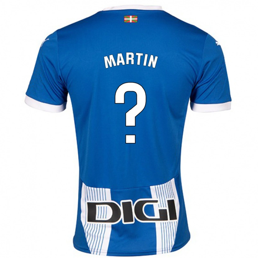 Danxen Kinder Carlos Martín #0 Blau Heimtrikot Trikot 2024/25 T-Shirt Schweiz