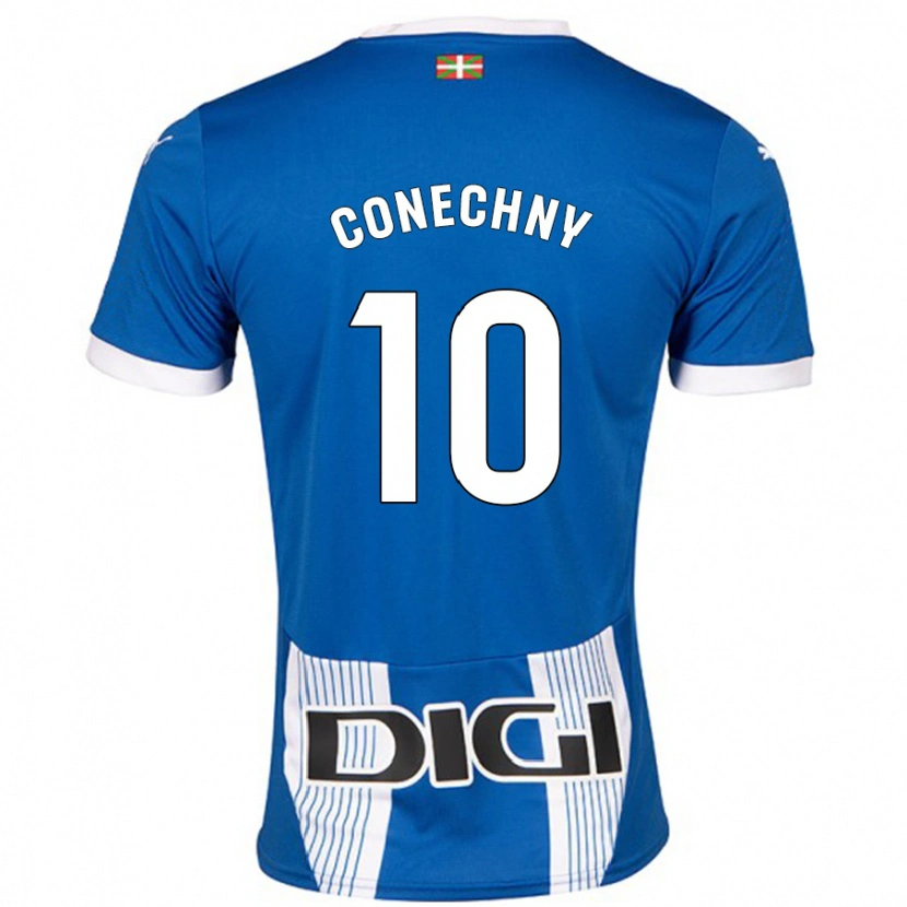 Danxen Kinder Tomás Conechny #10 Blau Heimtrikot Trikot 2024/25 T-Shirt Schweiz