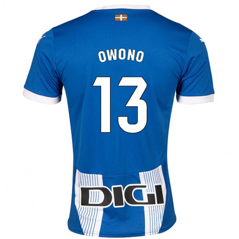 Danxen Kinder Jesús Owono #13 Blau Heimtrikot Trikot 2024/25 T-Shirt Schweiz