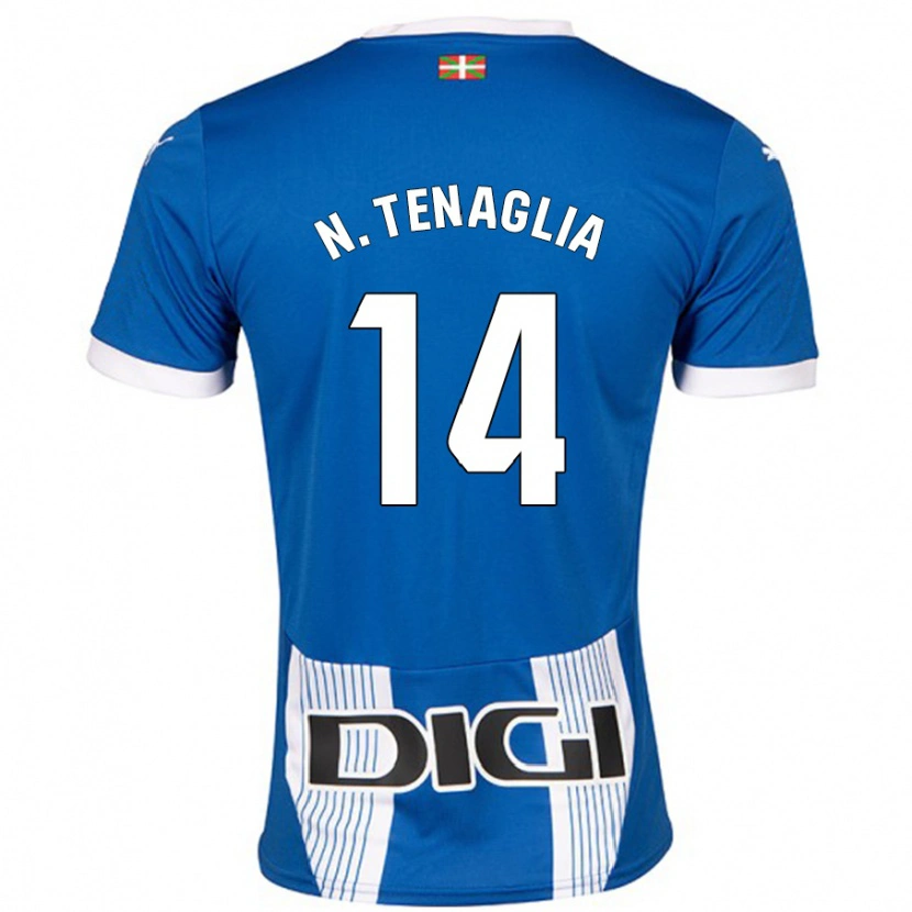 Danxen Kinder Nahuel Tenaglia #14 Blau Heimtrikot Trikot 2024/25 T-Shirt Schweiz