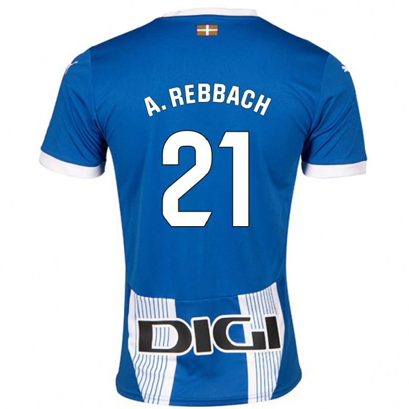 Danxen Kinder Abde Rebbach #21 Blau Heimtrikot Trikot 2024/25 T-Shirt Schweiz