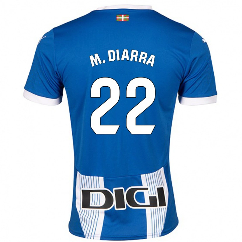 Danxen Kinder Moussa Diarra #22 Blau Heimtrikot Trikot 2024/25 T-Shirt Schweiz