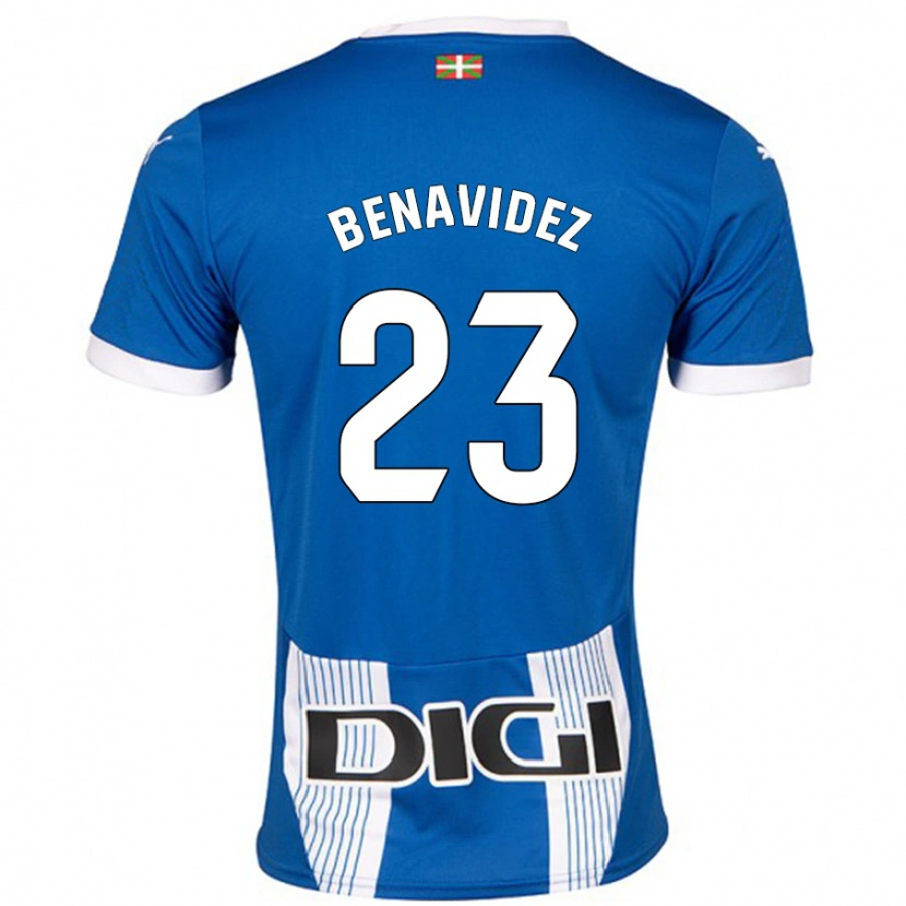 Danxen Kinder Carlos Benavidez #23 Blau Heimtrikot Trikot 2024/25 T-Shirt Schweiz