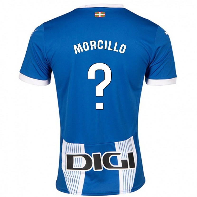 Danxen Kinder Diego Morcillo #0 Blau Heimtrikot Trikot 2024/25 T-Shirt Schweiz