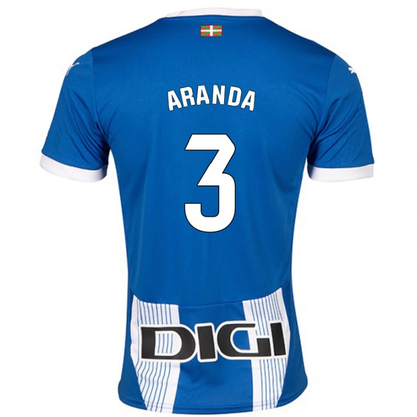 Danxen Kinder Miguel Aranda #3 Blau Heimtrikot Trikot 2024/25 T-Shirt Schweiz