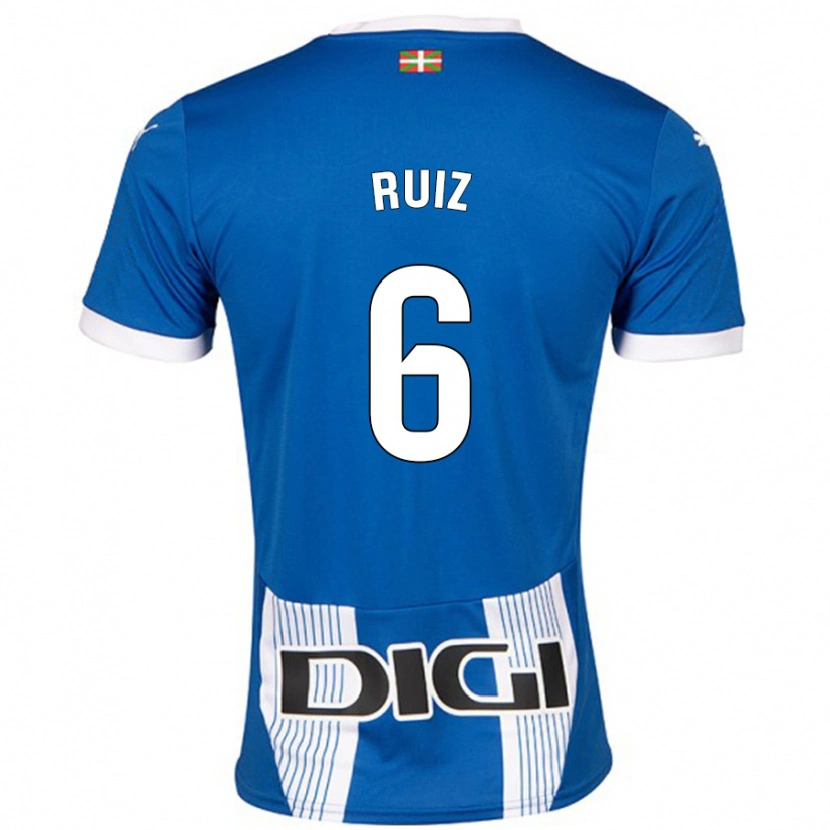 Danxen Kinder Markel Ruiz #6 Blau Heimtrikot Trikot 2024/25 T-Shirt Schweiz