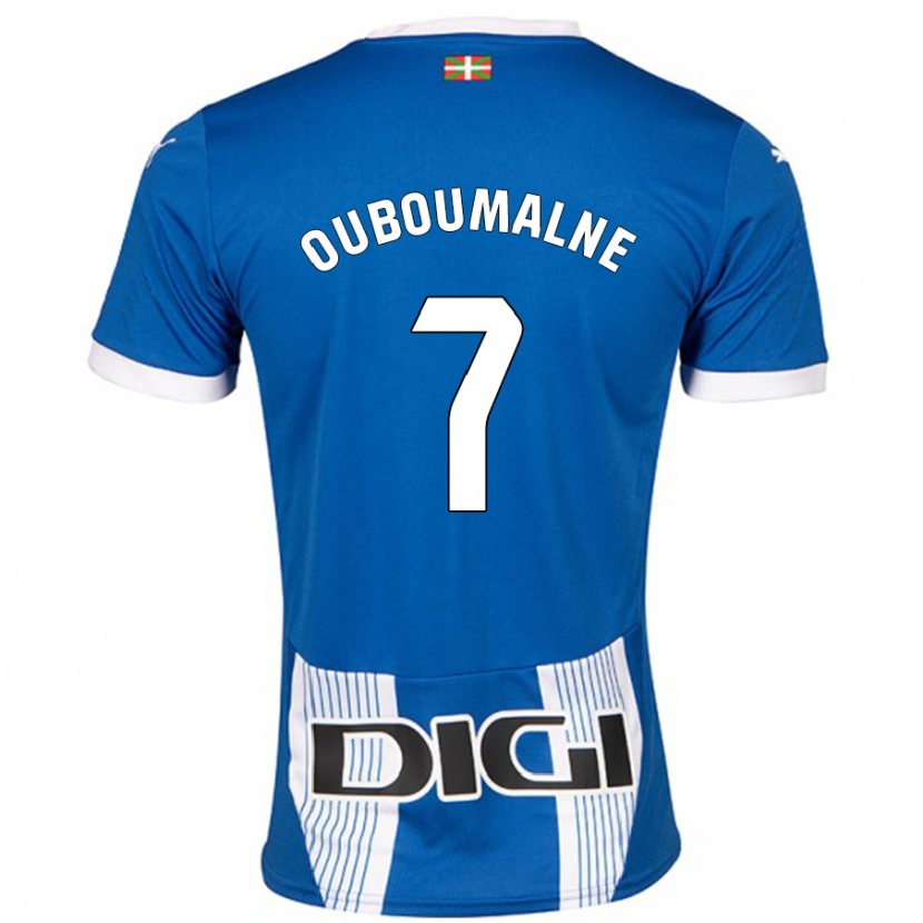 Danxen Kinder Ibra Ouboumalne #7 Blau Heimtrikot Trikot 2024/25 T-Shirt Schweiz