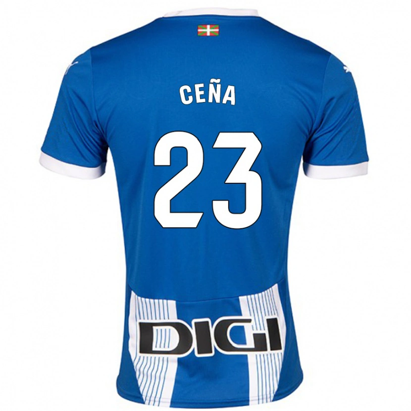 Danxen Kinder Marcos Ceña #23 Blau Heimtrikot Trikot 2024/25 T-Shirt Schweiz