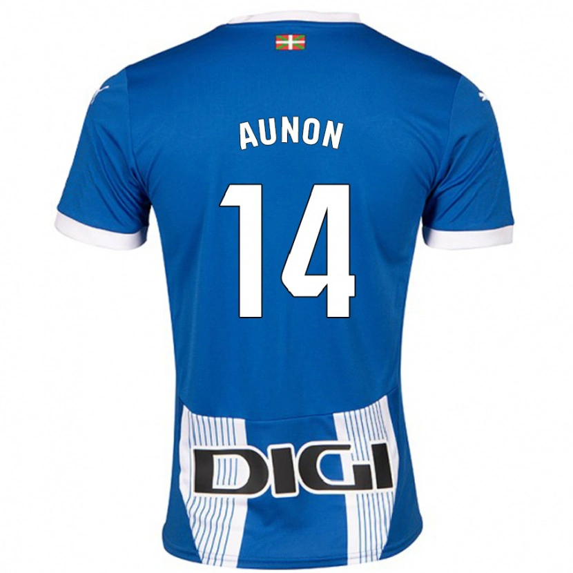 Danxen Kinder Cristina Auñón #14 Blau Heimtrikot Trikot 2024/25 T-Shirt Schweiz