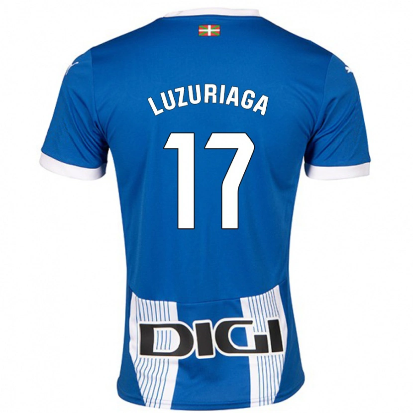 Danxen Kinder Judith Luzuriaga #17 Blau Heimtrikot Trikot 2024/25 T-Shirt Schweiz