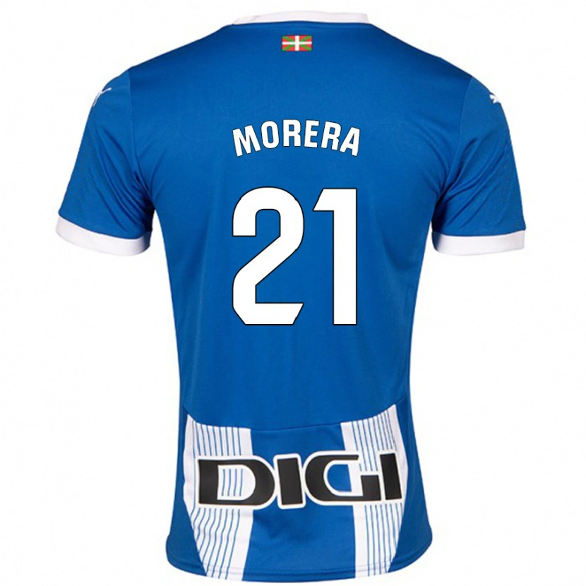 Danxen Kinder Carla Morera #21 Blau Heimtrikot Trikot 2024/25 T-Shirt Schweiz