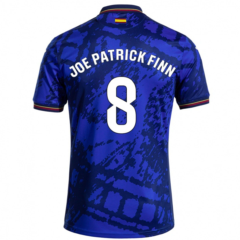 Danxen Kinder John Joe Patrick Finn #8 Dunkleres Blau Heimtrikot Trikot 2024/25 T-Shirt Schweiz