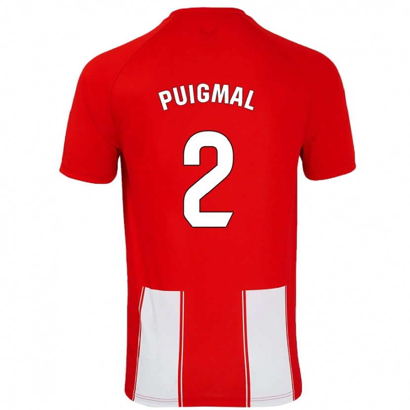 Danxen Kinder Arnau Puigmal #2 Rot Weiß Heimtrikot Trikot 2024/25 T-Shirt Schweiz