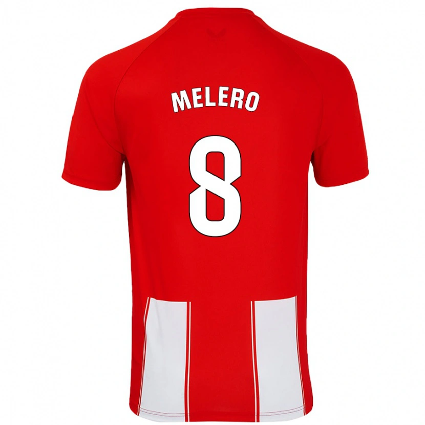 Danxen Kinder Gonzalo Melero #8 Rot Weiß Heimtrikot Trikot 2024/25 T-Shirt Schweiz